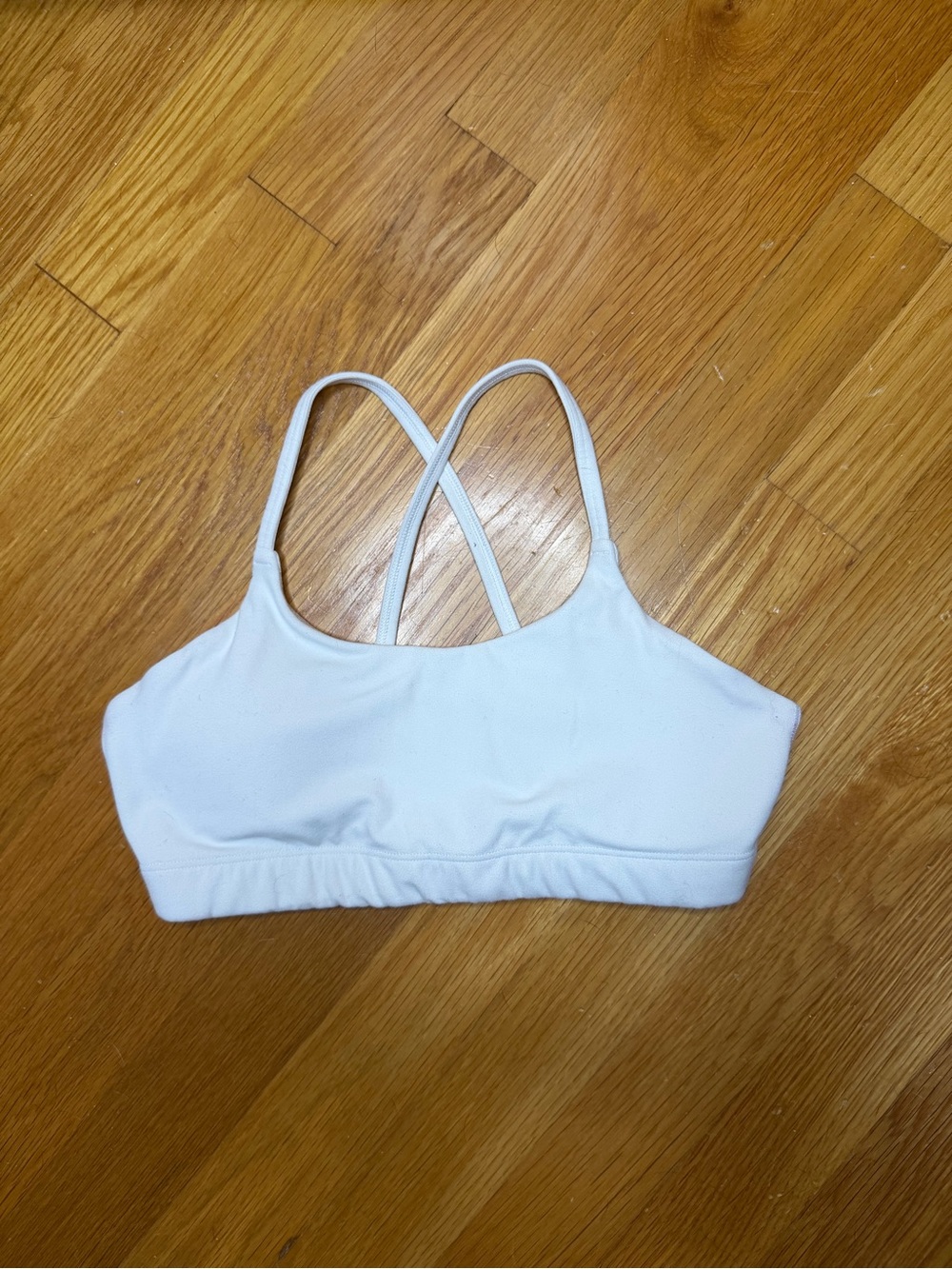 Athleta White Crossback Sports Bra – Women’s Activewear